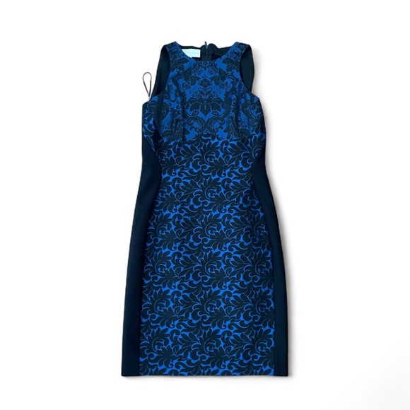 Stella McCartney Dresses & Skirts - EUC Stella McCartney Blue Floral Patterned Wool Dress Sz 40 Made in Italy